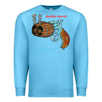 Ocean Blue Double Barrel Premium Sweatshirt - artisFamous