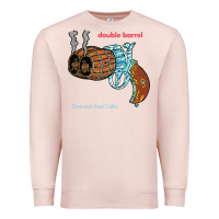 Pale Pink Double Barrel Premium Sweatshirt - artisFamous