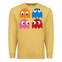 Antique Gold pacman ghosts cool retro 80s Premium Sweatshirt - artisFamous