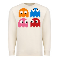 Sandshell pacman ghosts cool retro 80s Premium Sweatshirt - artisFamous