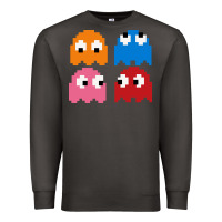 Smoke pacman ghosts cool retro 80s Premium Sweatshirt - artisFamous