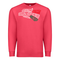 Cardinal mexico flag Premium Sweatshirt - artisFamous