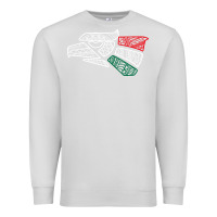 Dove Grey mexico flag Premium Sweatshirt - artisFamous