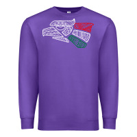 Purple mexico flag Premium Sweatshirt - artisFamous