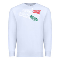 White mexico flag Premium Sweatshirt - artisFamous