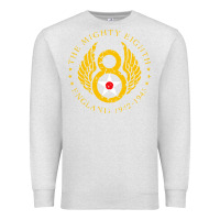 Oatmeal Heather mighty eighth   8th air force Premium Sweatshirt - artisFamous