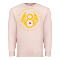 Pale Pink mighty eighth   8th air force Premium Sweatshirt - artisFamous