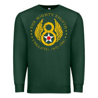 Sports Green mighty eighth   8th air force Premium Sweatshirt - artisFamous