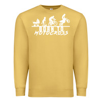 Antique Gold motocross motocicleta evolución offroad Premium Sweatshirt - artisFamous