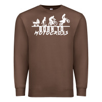 Chestnut motocross motocicleta evolución offroad Premium Sweatshirt - artisFamous