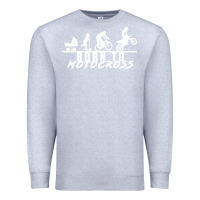 Heather Grey motocross motocicleta evolución offroad Premium Sweatshirt - artisFamous