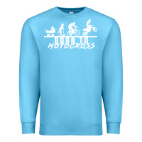 Ocean Blue motocross motocicleta evolución offroad Premium Sweatshirt - artisFamous