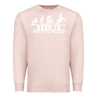 Pale Pink motocross motocicleta evolución offroad Premium Sweatshirt - artisFamous