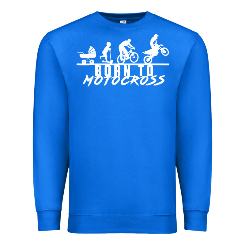 Motocross Motocicleta Evolución Offroad Premium Sweatshirt by artisFamous | Teevron