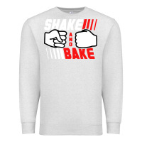 Oatmeal Heather shake and bake tees Premium Sweatshirt - artisFamous