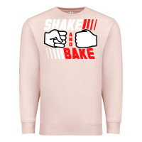 Pale Pink shake and bake tees Premium Sweatshirt - artisFamous