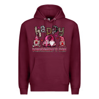Burgundy happyvalentinesday Premium Hoodie - SublimationCraftShop