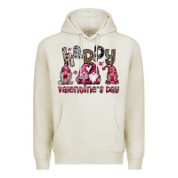 Oatmeal Heather happyvalentinesday Premium Hoodie - SublimationCraftShop