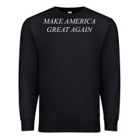 Black make america great again Premium Sweatshirt - artisFamous
