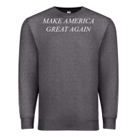Charcoal Heather make america great again Premium Sweatshirt - artisFamous