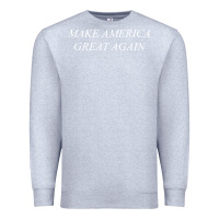 Heather Grey make america great again Premium Sweatshirt - artisFamous