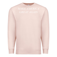 Pale Pink make america great again Premium Sweatshirt - artisFamous