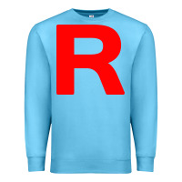 Ocean Blue team rocket long sleeve t shirt Premium Sweatshirt - artisFamous