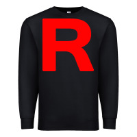 Black team rocket long sleeve t shirt Premium Sweatshirt - artisFamous