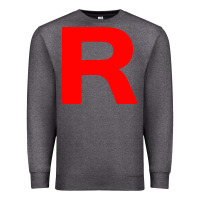 Charcoal Heather team rocket long sleeve t shirt Premium Sweatshirt - artisFamous