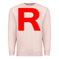 Pale Pink team rocket long sleeve t shirt Premium Sweatshirt - artisFamous