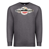 Charcoal Heather daytona speedway Premium Sweatshirt - artisFamous