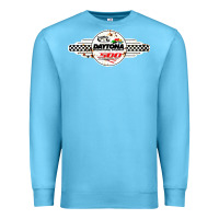 Ocean Blue daytona speedway Premium Sweatshirt - artisFamous