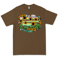 Cacao North Dakota State Map Premium Tee - RanaPortraitStore