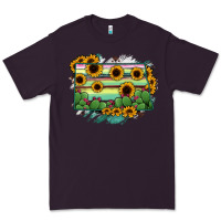 Plum North Dakota State Map Premium Tee - RanaPortraitStore