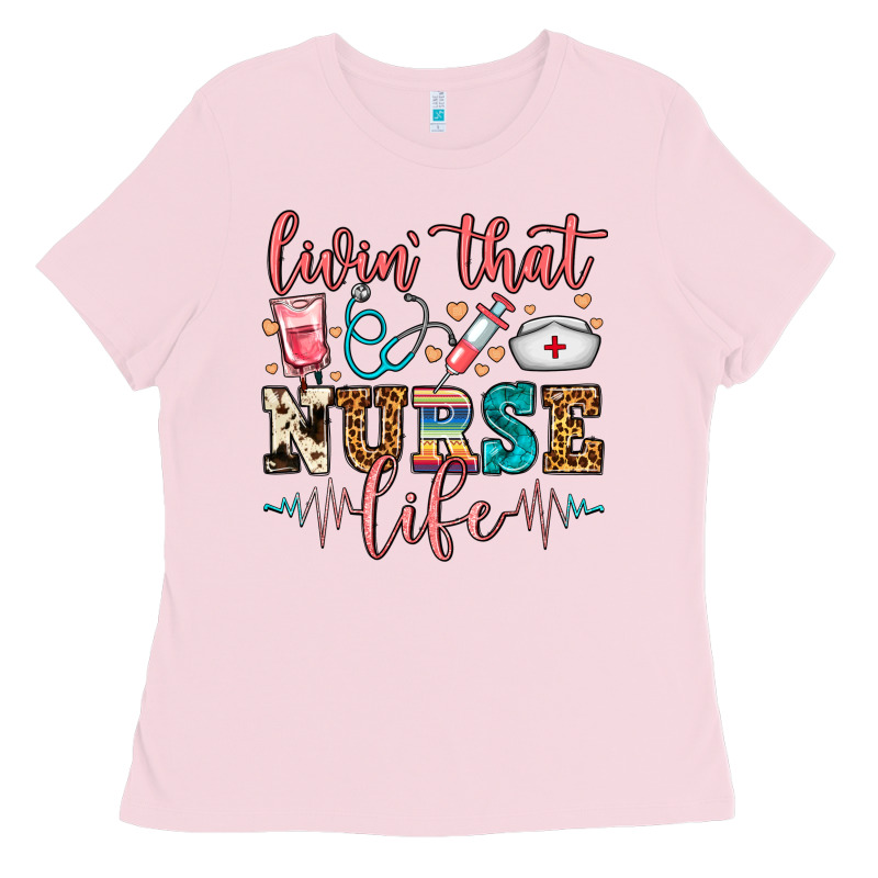 Livin' That Nurse Life Ladies Tee by FaDigitalArtStudio | Teevron