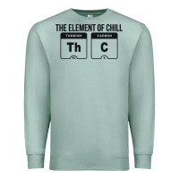 Seafoam mens the element of chill thc marijuana joke black Premium Sweatshirt - artisFamous
