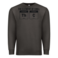 Smoke mens the element of chill thc marijuana joke black Premium Sweatshirt - artisFamous