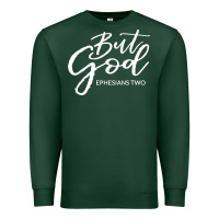 Sports Green but god imajes Premium Sweatshirt - artisFamous
