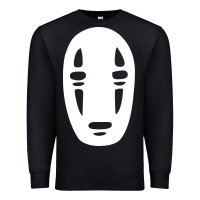 Black noface spirited away halloween Premium Sweatshirt - artisFamous