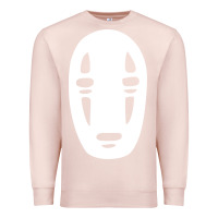 Pale Pink noface spirited away halloween Premium Sweatshirt - artisFamous