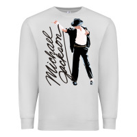 Dove Grey Michael Jackson Premium Sweatshirt - artisFamous