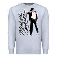 Heather Grey Michael Jackson Premium Sweatshirt - artisFamous