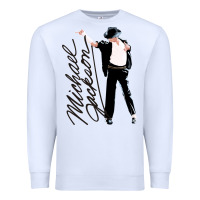 White Michael Jackson Premium Sweatshirt - artisFamous