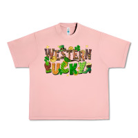 Salmon Western Lucky Urban Heavy Tee - FaDigitalArtStudio