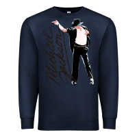 Navy Michael Jackson Premium Sweatshirt - artisFamous