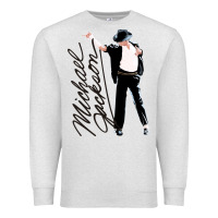 Oatmeal Heather Michael Jackson Premium Sweatshirt - artisFamous