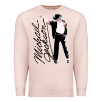 Pale Pink Michael Jackson Premium Sweatshirt - artisFamous