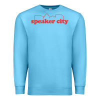 Ocean Blue speaker city Premium Sweatshirt - artisFamous