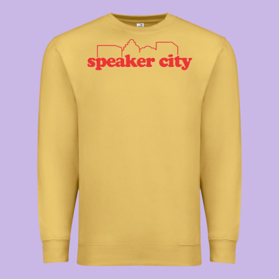 Speaker City Premium Sweatshirt Designed By Artisfamous