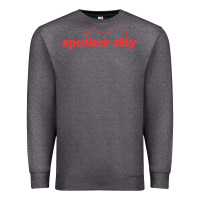 Charcoal Heather speaker city Premium Sweatshirt - artisFamous